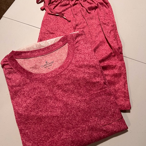 NWOT-Cuddl Duds pajamas/top & bottom. Size L - Picture 8 of 12